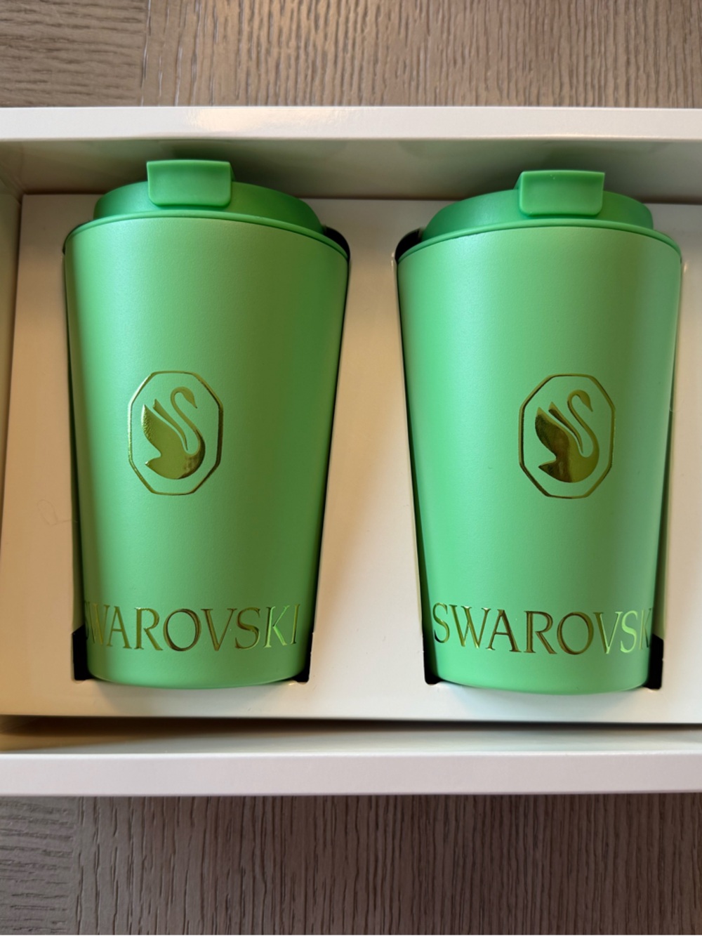 Swarovski green Tumbler Set #2